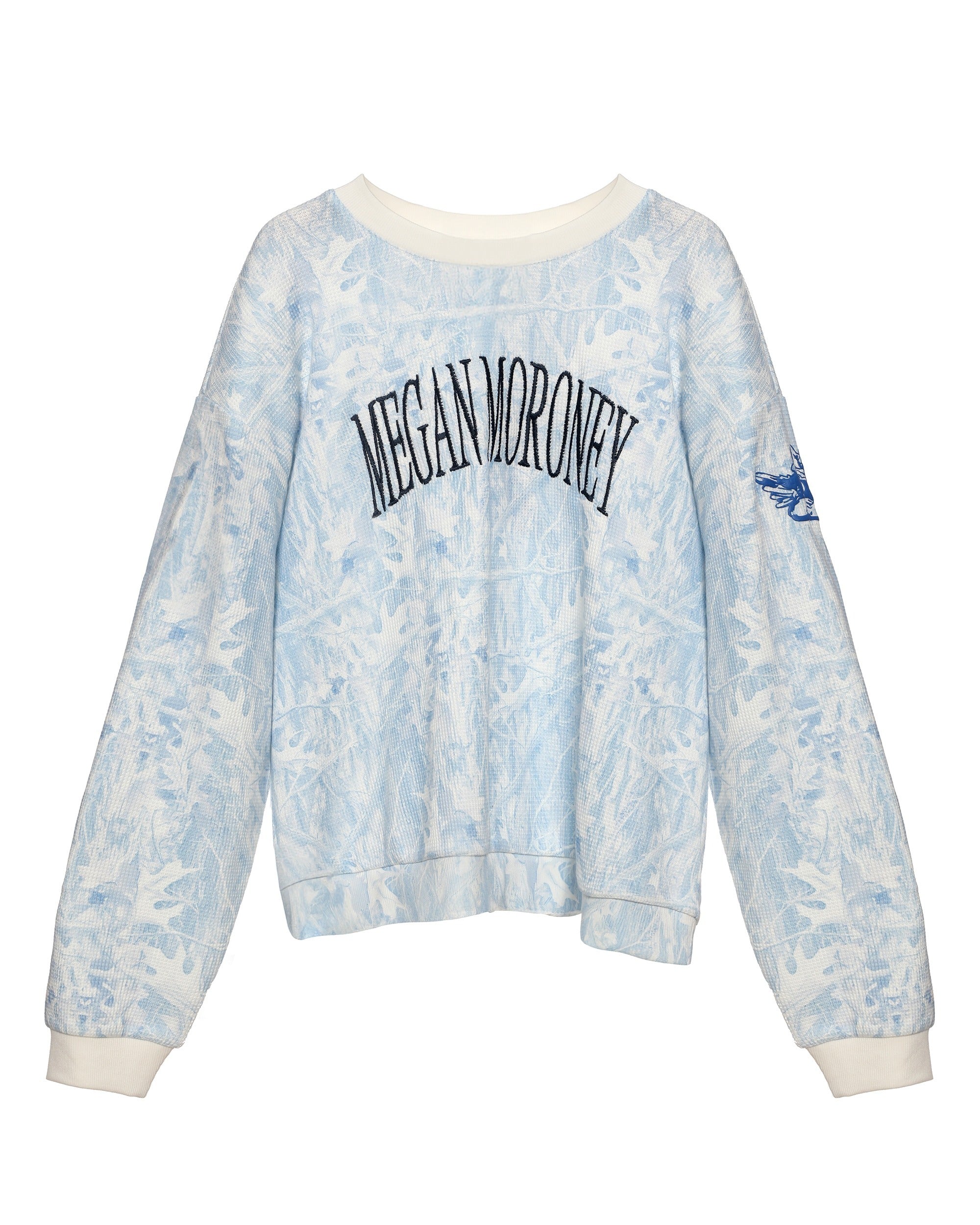 Image of Megan Blues Manhunt Camo Crewneck