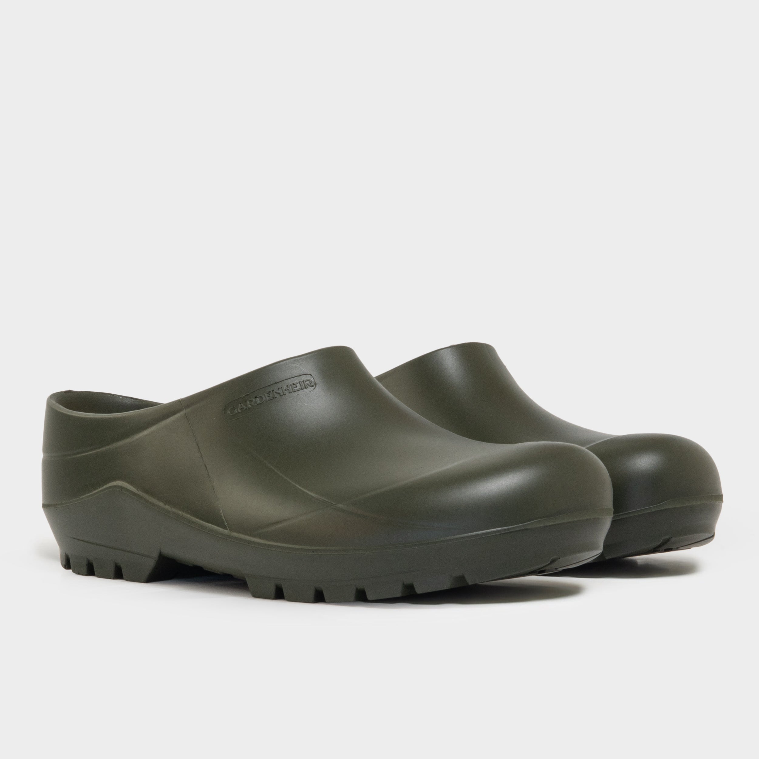 Image of Italian Garden Clogs in Olive Green