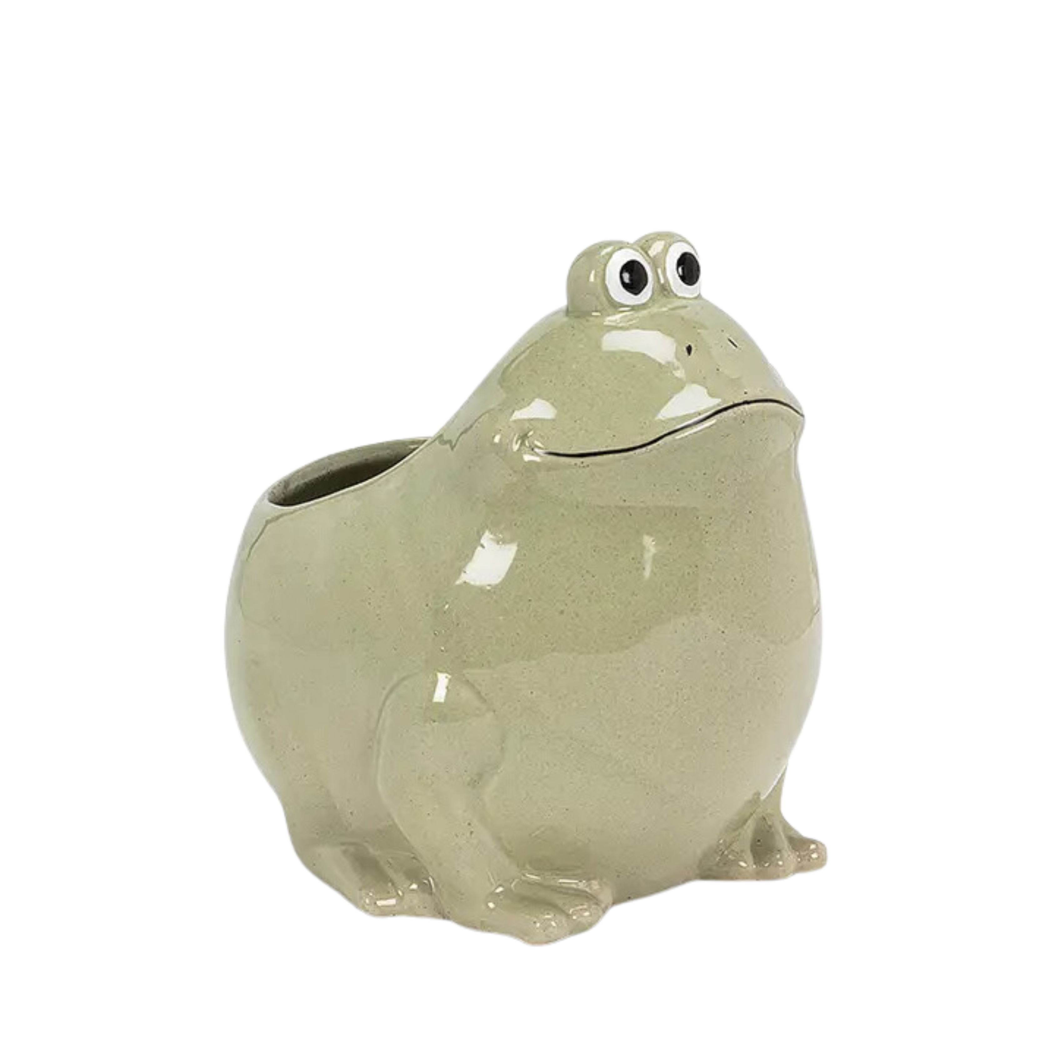 Image of Large Sitting Frog Planter