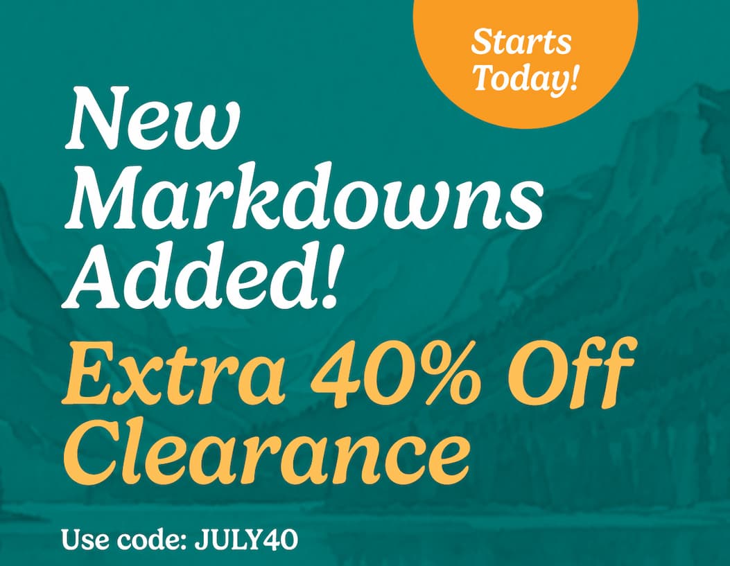 Take an Extra 40% Off Clearance