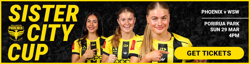 SIster City Cup | Phoenix v WSW | Porirua Park | Sun 29 Mar | 4pm