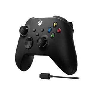 Microsoft Xbox Wireless Controller + USB Type-C Cable (2020, Carbon Black)