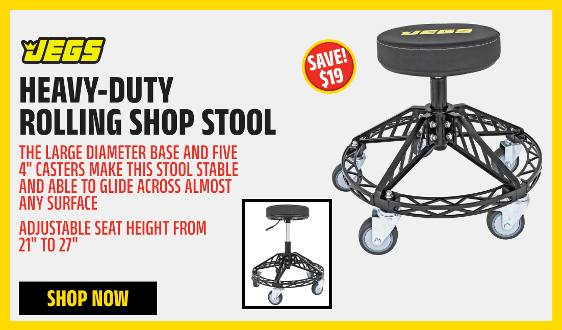 Heavy-Duty Rolling Shop Stool