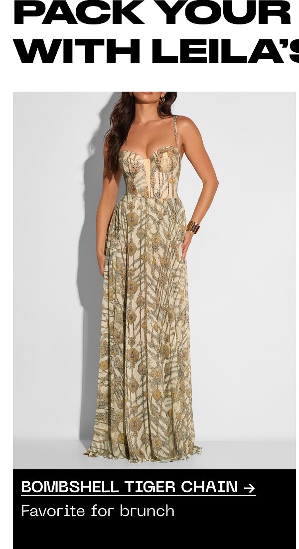 Bombshell tiger chain - Favorite for brunch