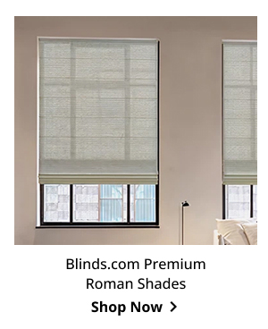 Blinds.com Premium Roman Shades | Shop Now >