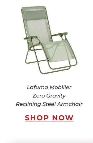 Lafuma Mobilier Zero Gravity Reclining Steel Armchair