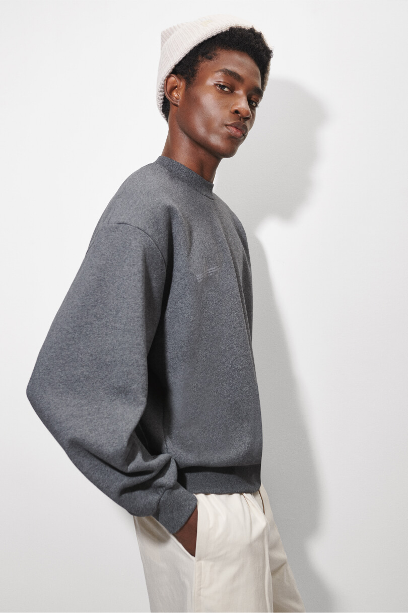 Reclaim Cotton Hoodie - reclaim charcoal