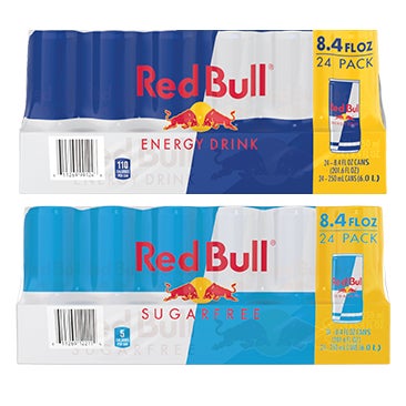 Red Bull Energy Drink Original And/Or Sugar Free