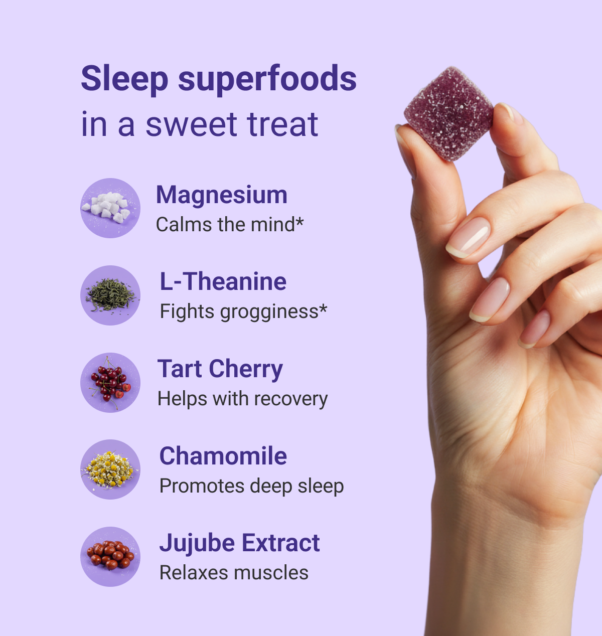 Sleep superfoods in a sweet treat.