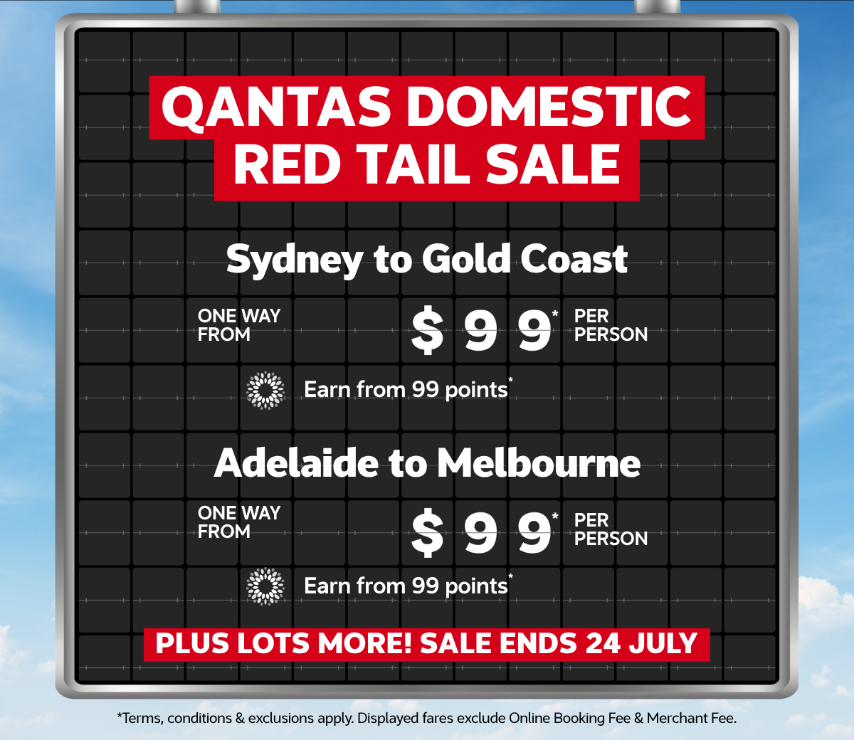 QANTAS FLIGHTS ON SALE NOW