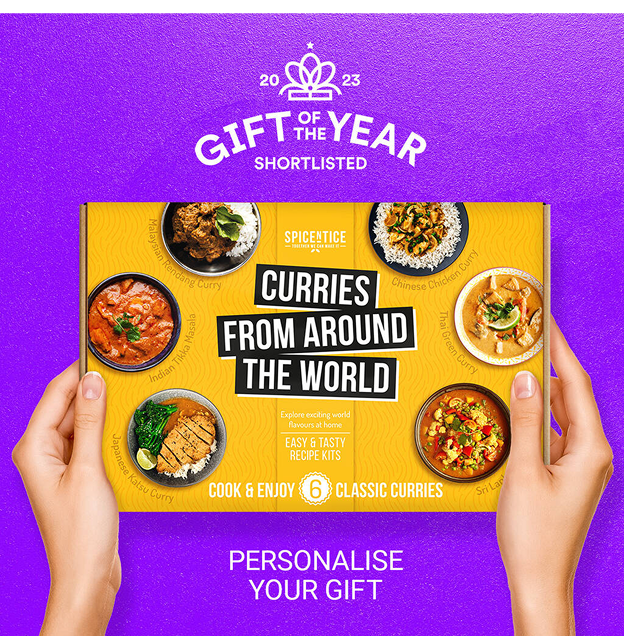 Curries From Around The World, Personalised Gift