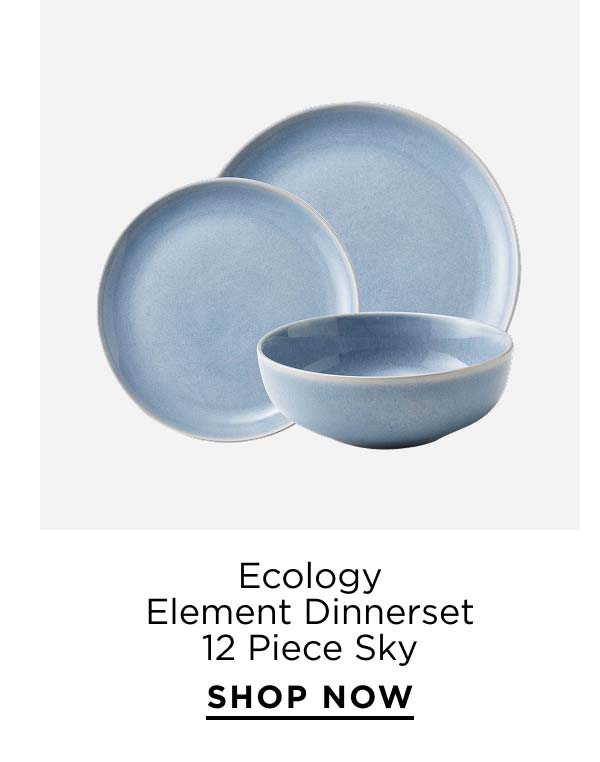 Ecology Element Dinnerset 12 Piece Sky