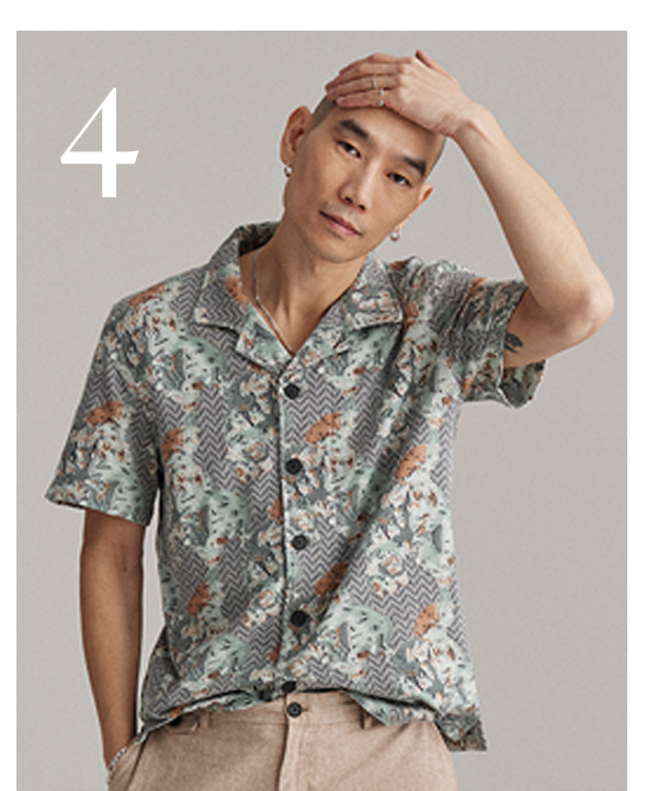 Jacquard Cactus Shirt