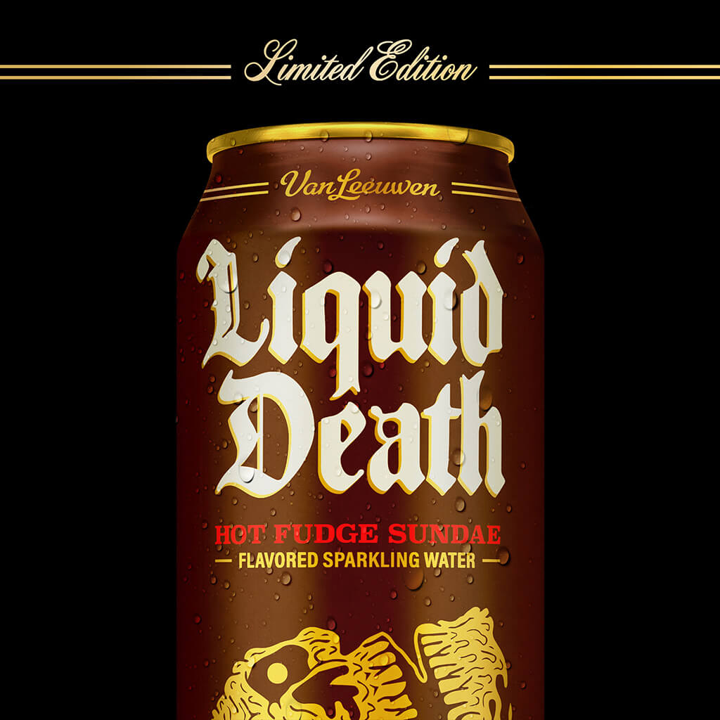 Liquid Death x Van Leeuwen