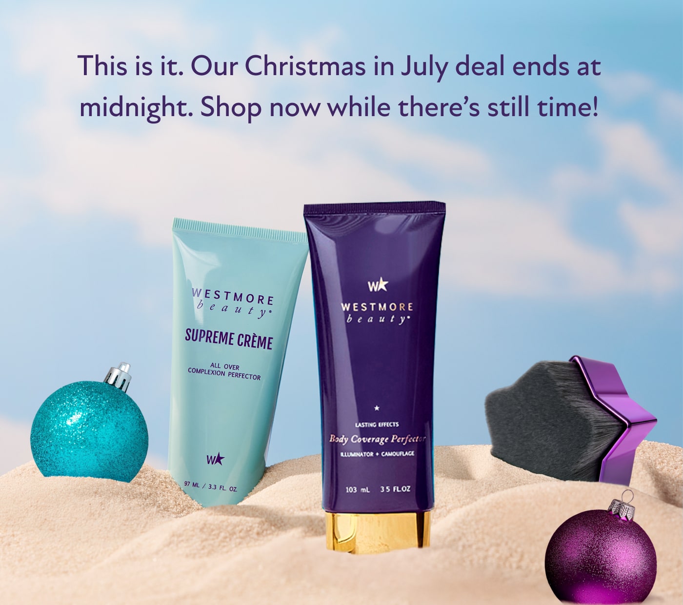 This is it. Our Christmas in July deal ends at midnight. Shop now while there’s still time!