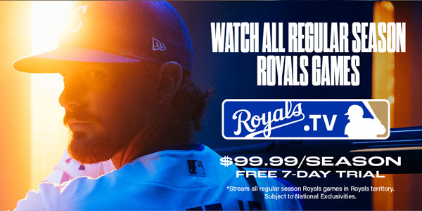 Watch all regular season Royals Games on Royals.TV