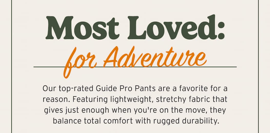 Most Loved for Adventure