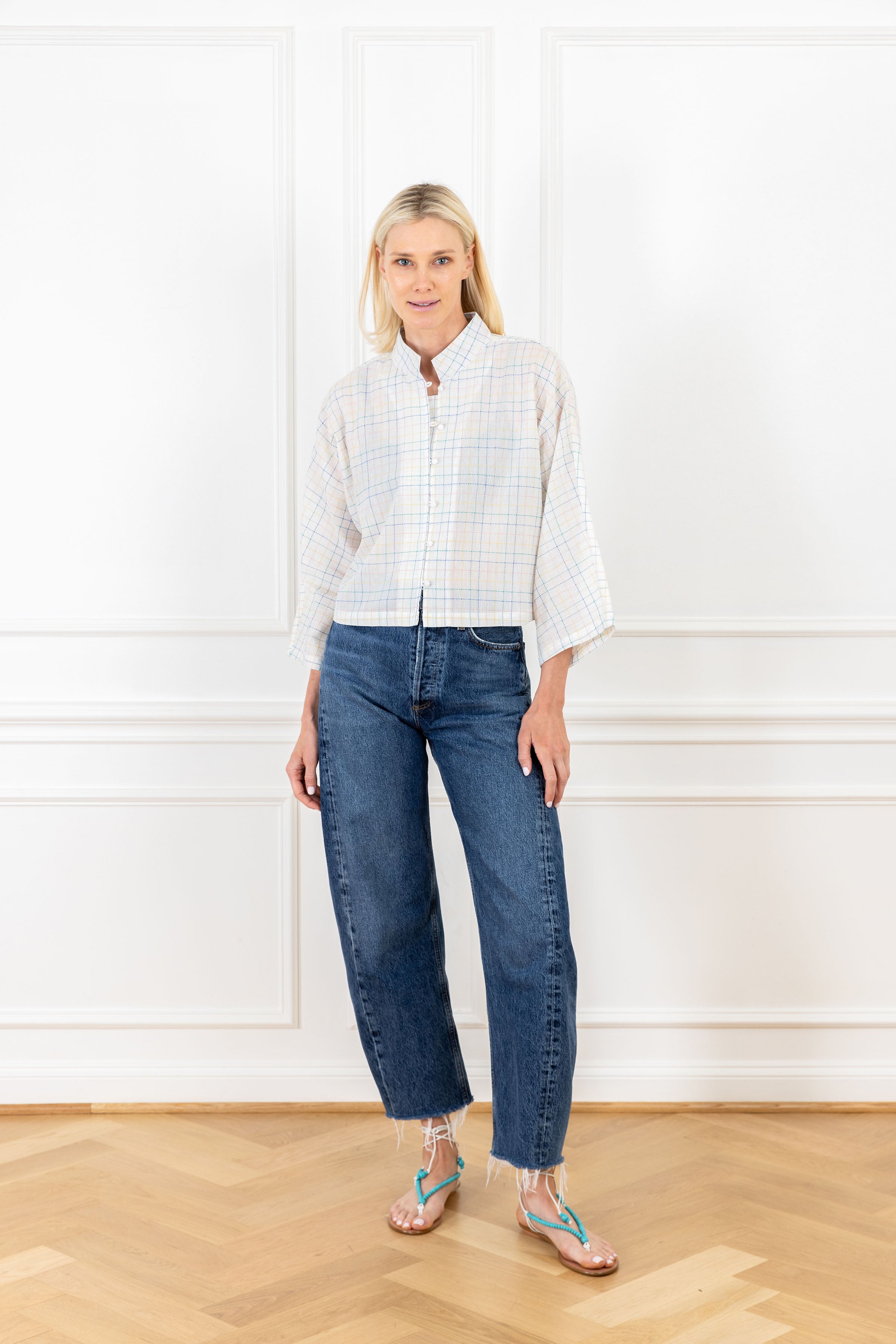 Image of Prism Stitched Grid Everyday Shirt