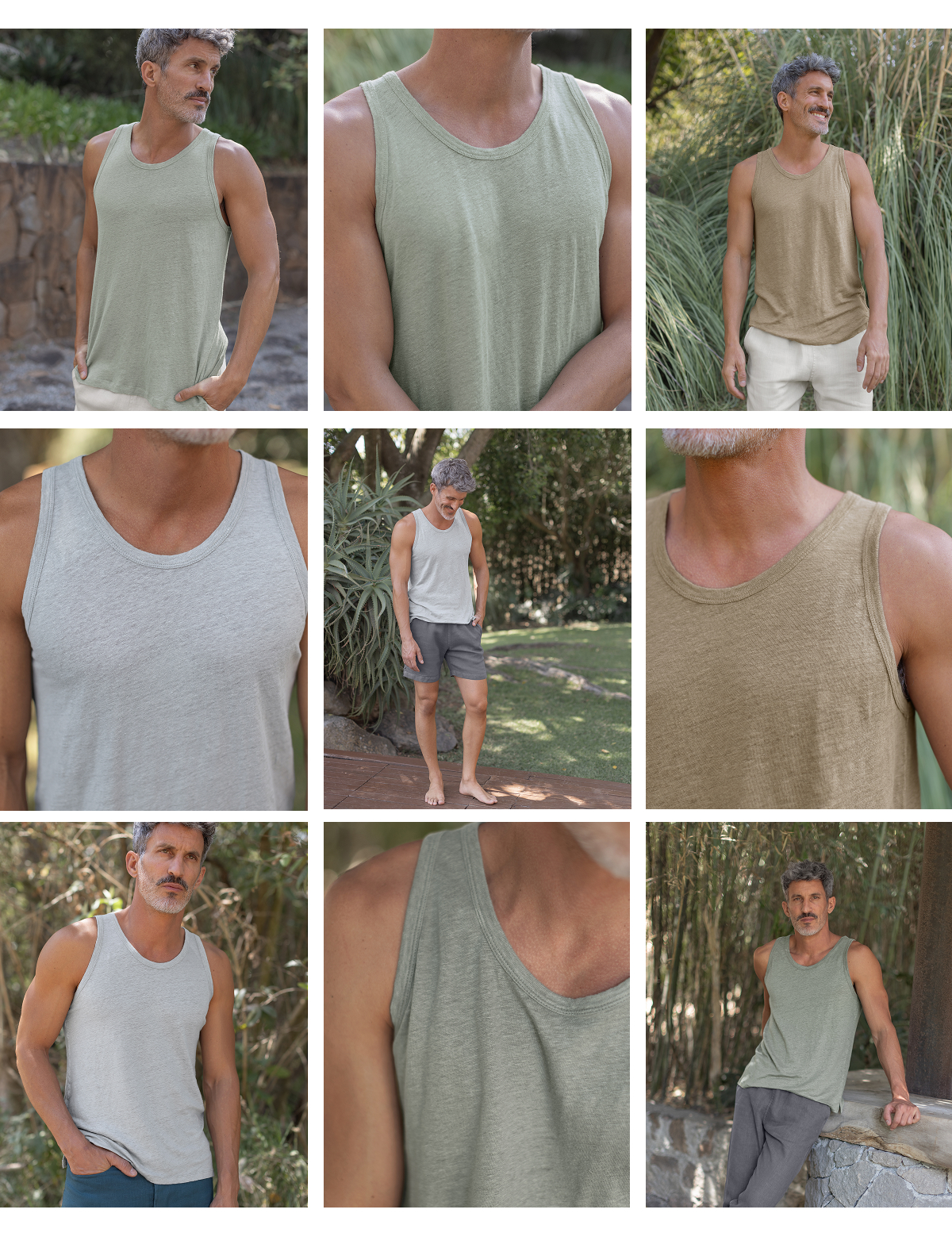 Tank Tee Grid