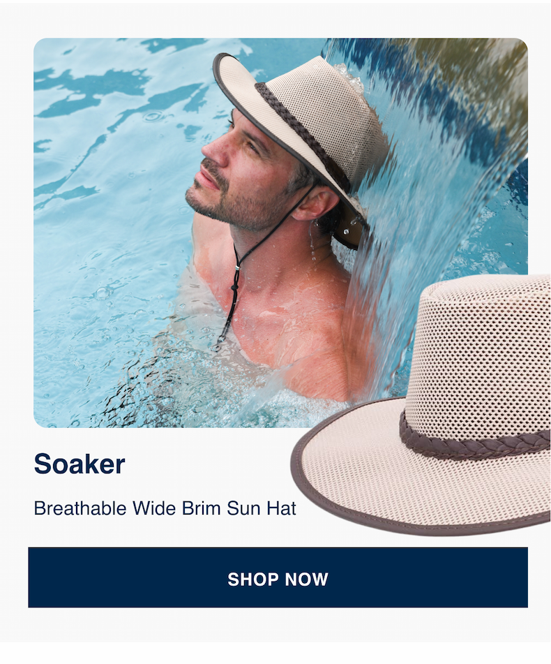Soaker Breathable Wide Brim Sun Hat