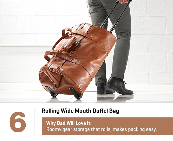 Rolling Wide Mouth Duffel Bag