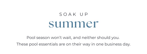 soak up summer