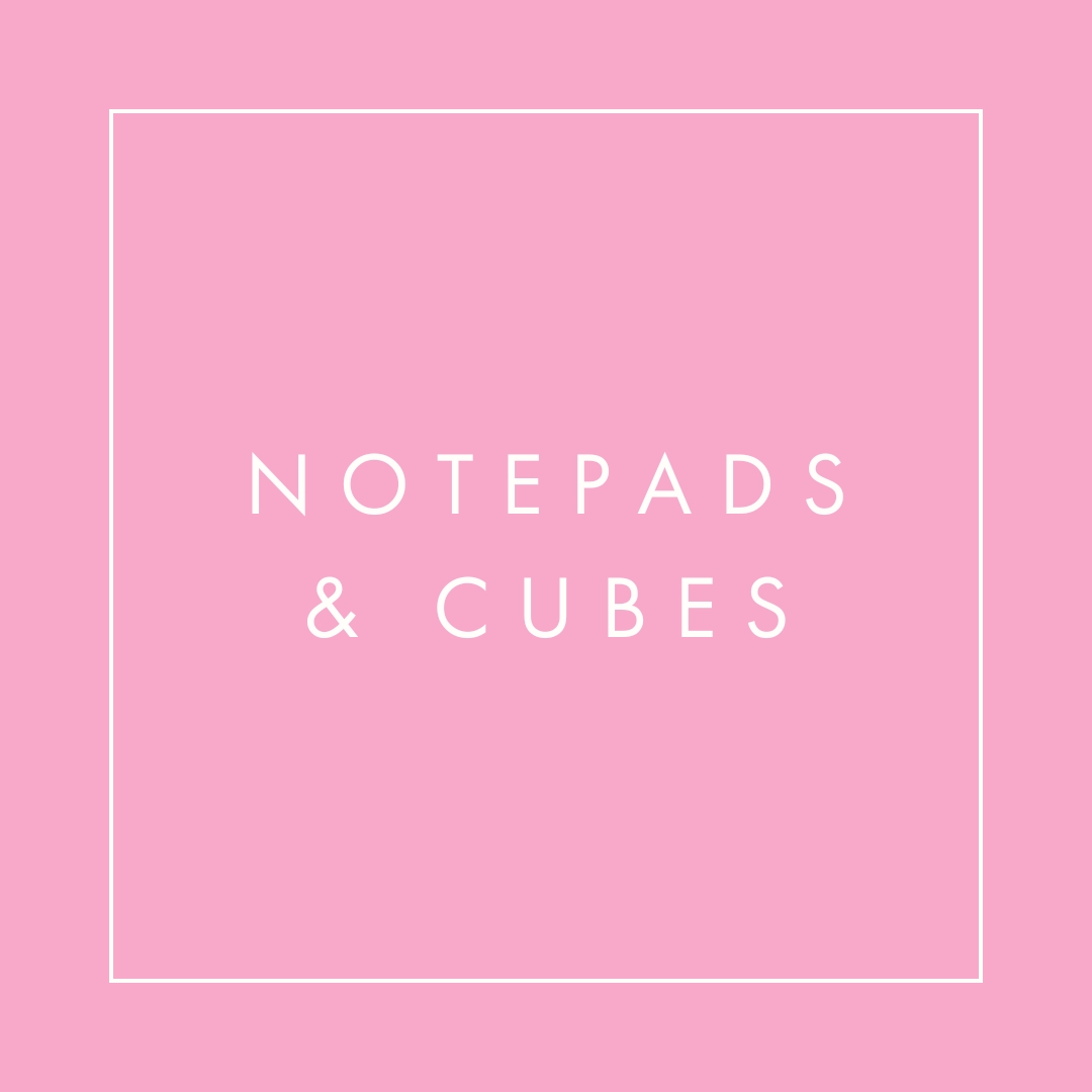Shop Notepad & Cubes