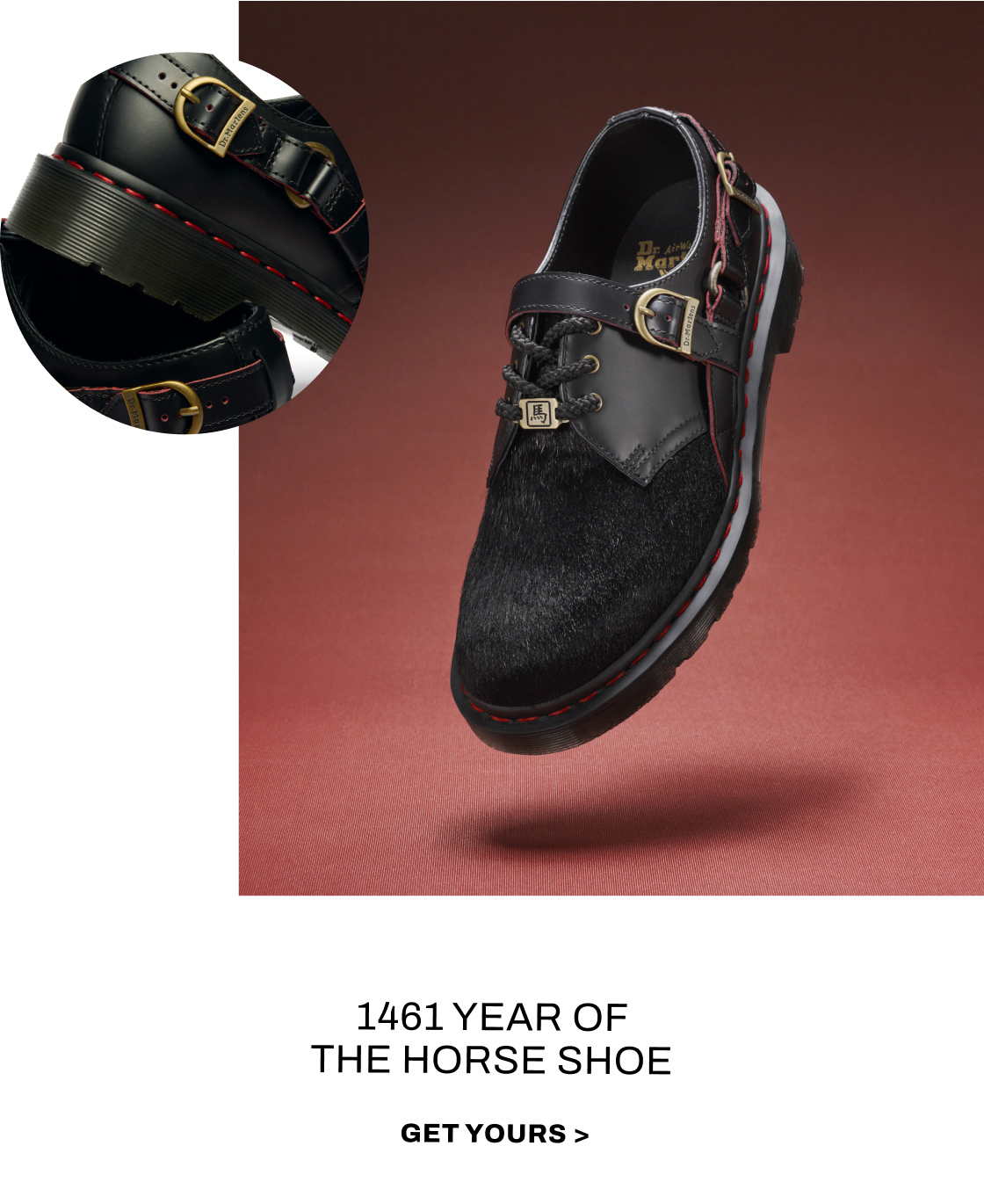 1461 YEAR OF THE HORSE LEATHER SHOES