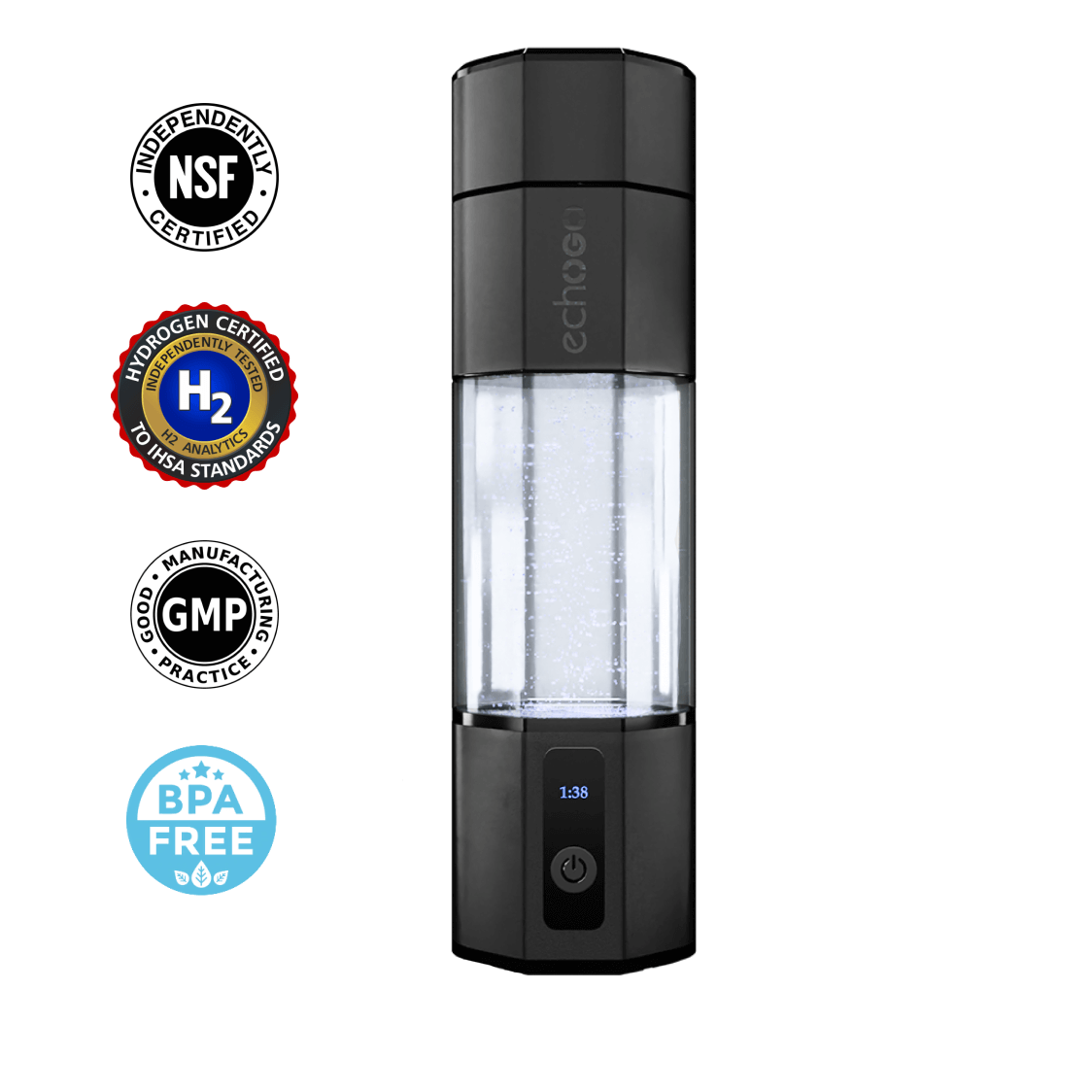 Echo Go+ Hydrogen Water Bottle
