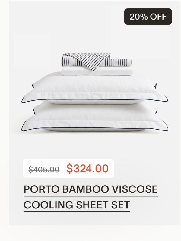 Porto Bamboo Viscose Cooling Sheet Set