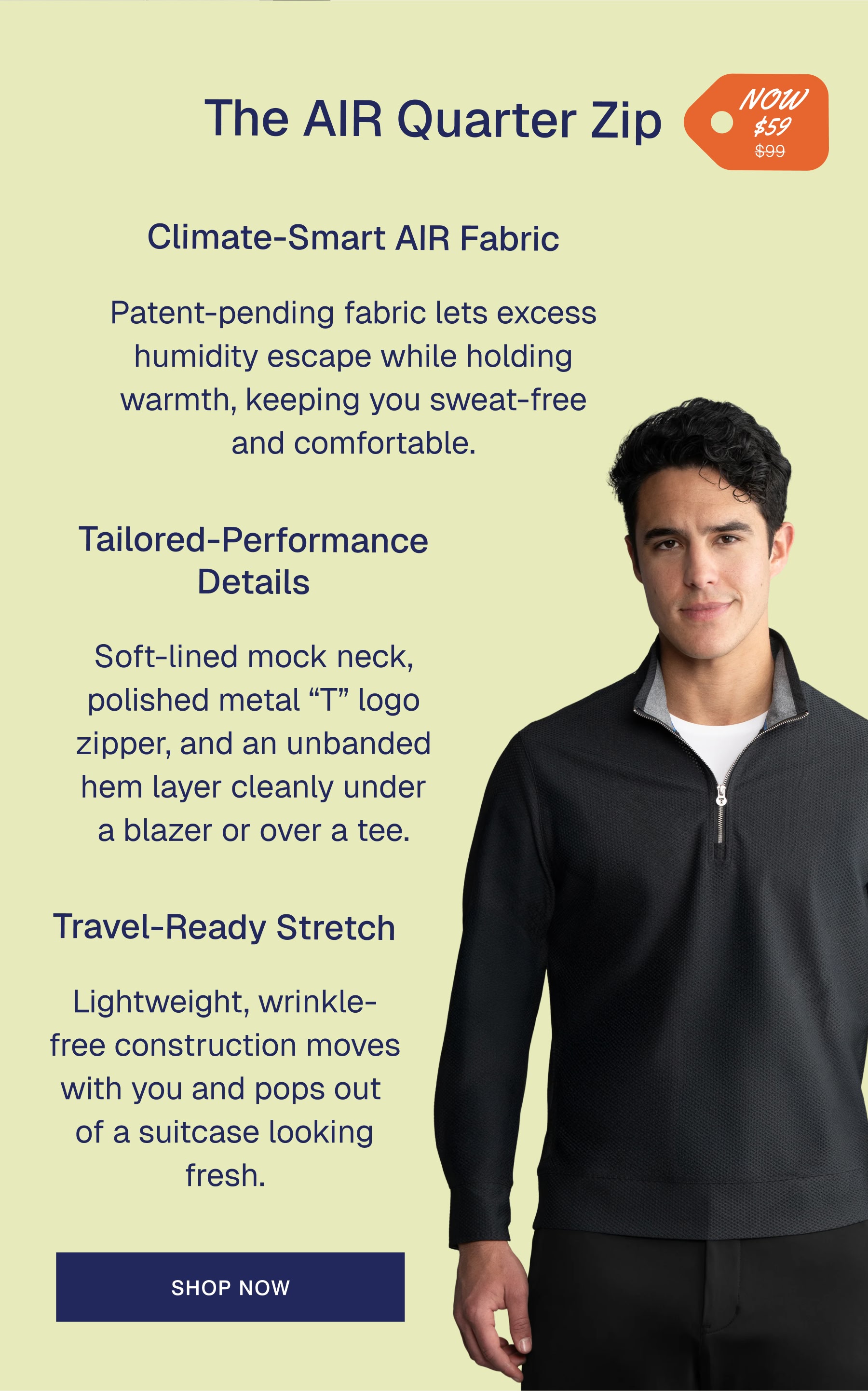 The AIR Quarter Zip