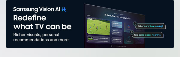 Redefine what TV can be
Richer visuals, personal recommendations and more.