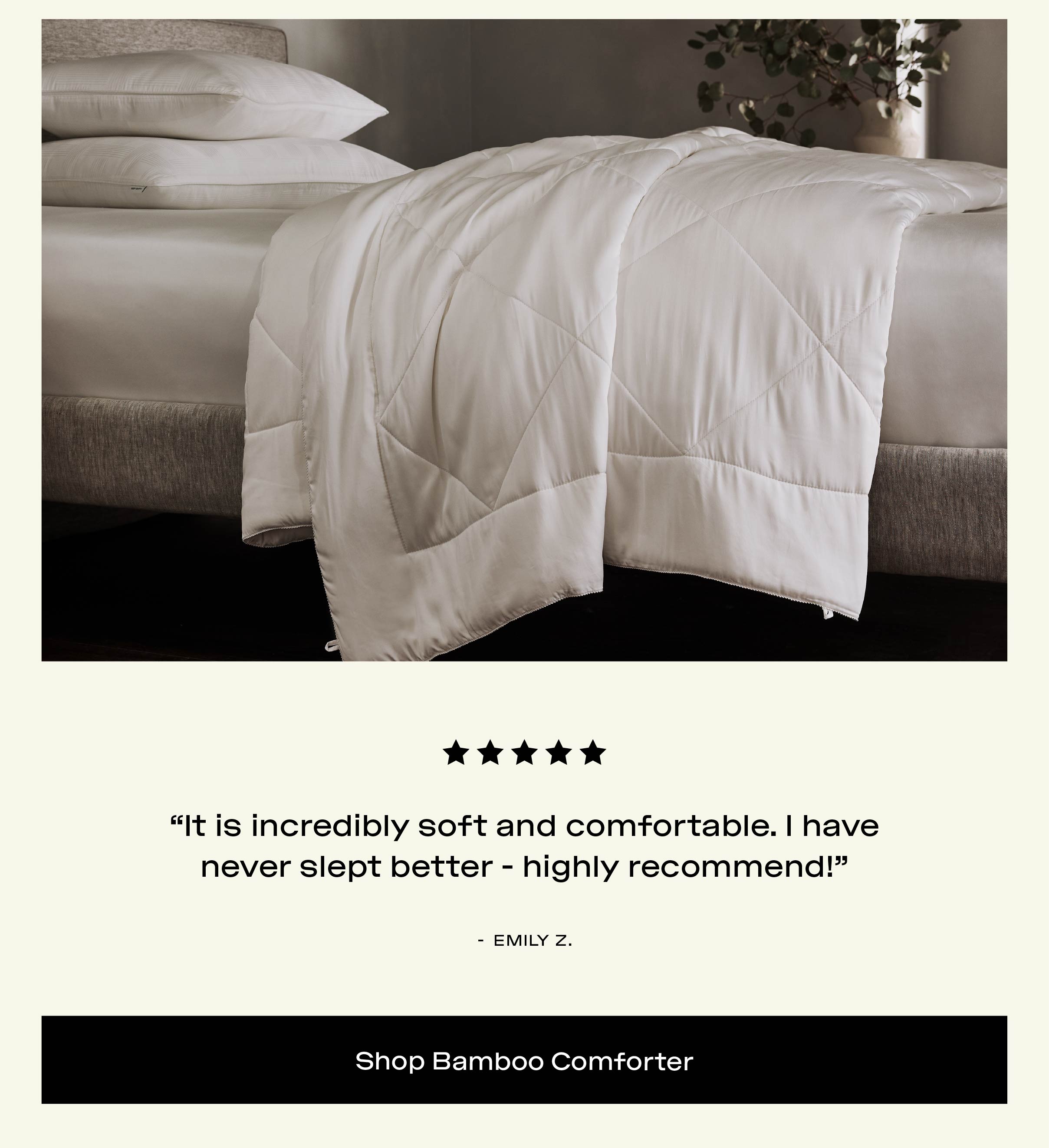 SHOP BAMBOO COMFORTER