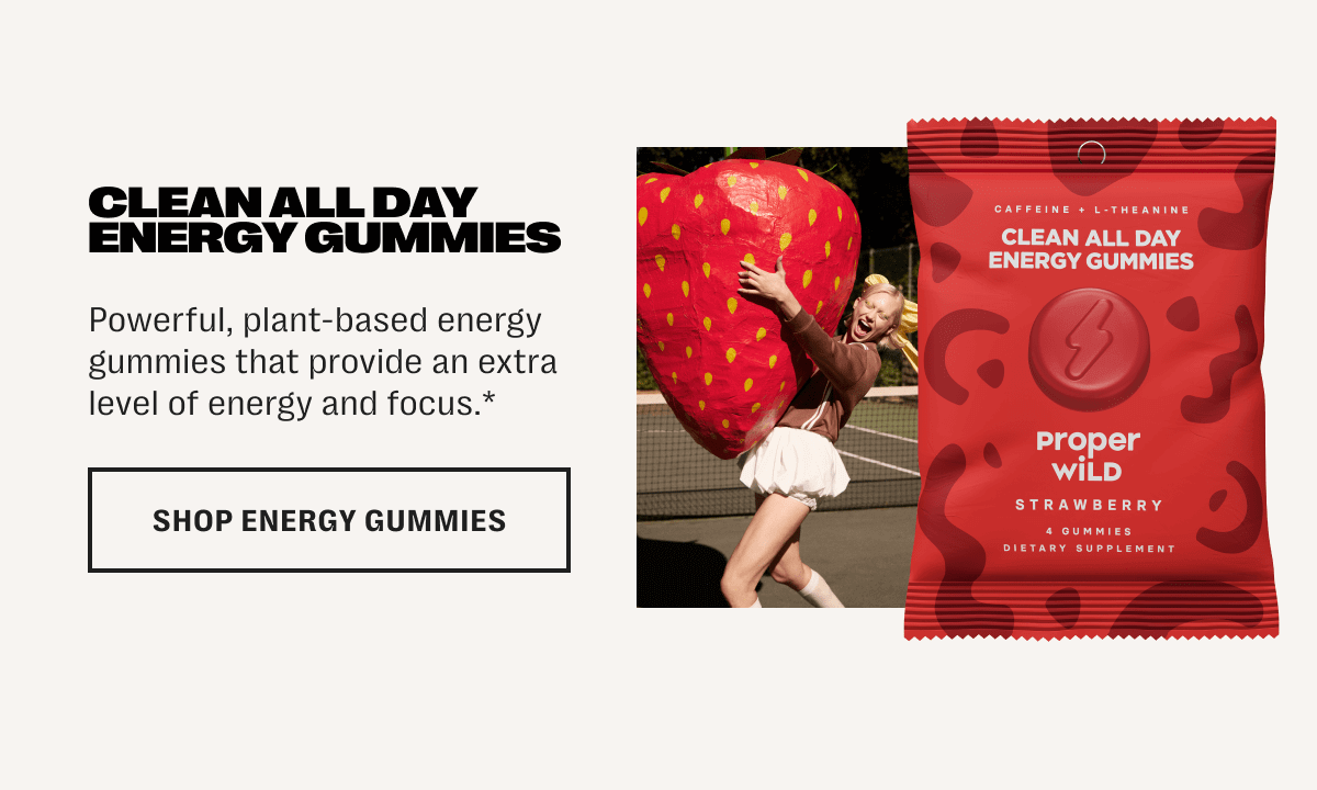 clean all day energy gummies - powerful, plant-based energy gummies that provide an extra level of energy and focus.* - shop energy gummies