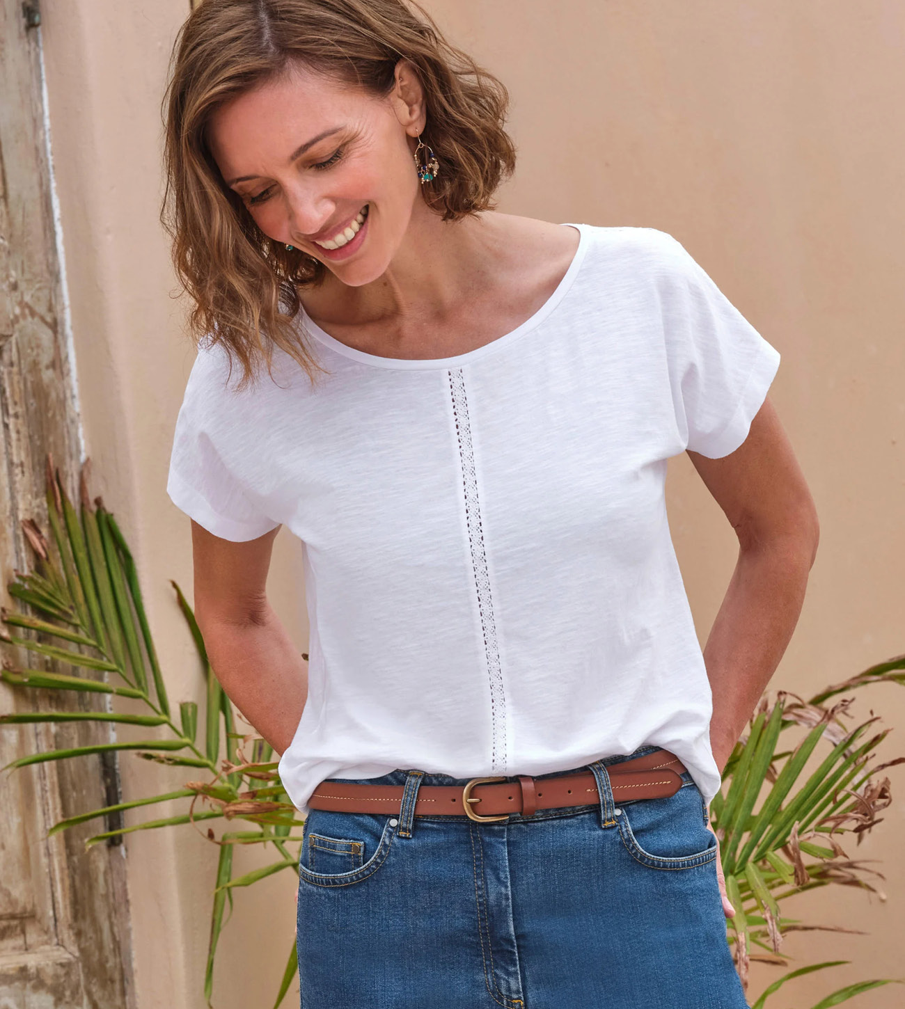 Lace Insert Tshirt