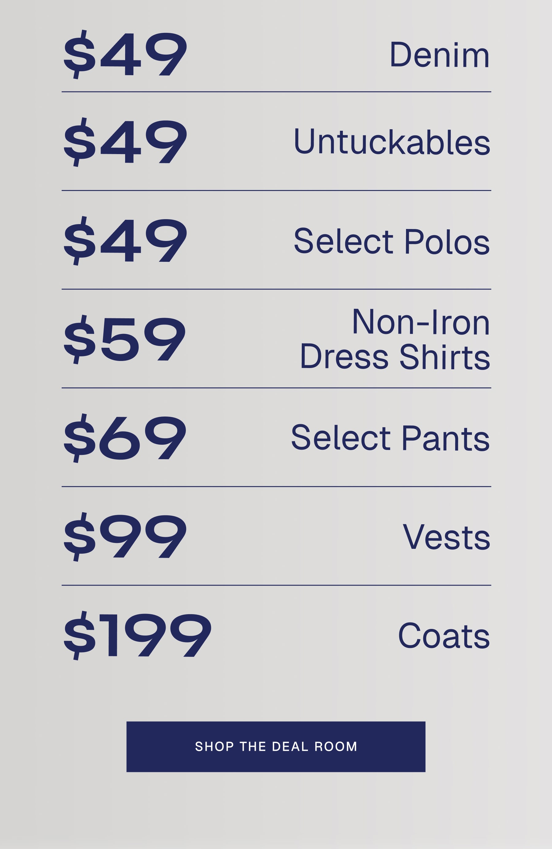 Shop THE DEAL ROOM