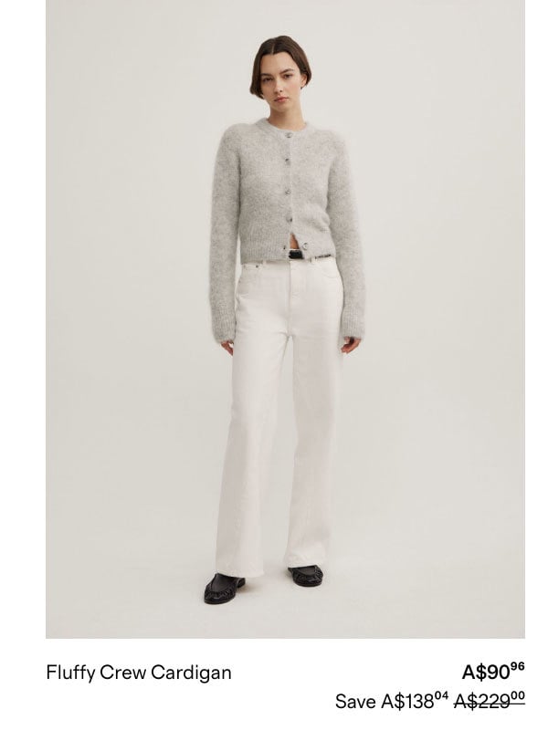 Fluffy Crew Cardigan A$90.96 SAVE A$138.04