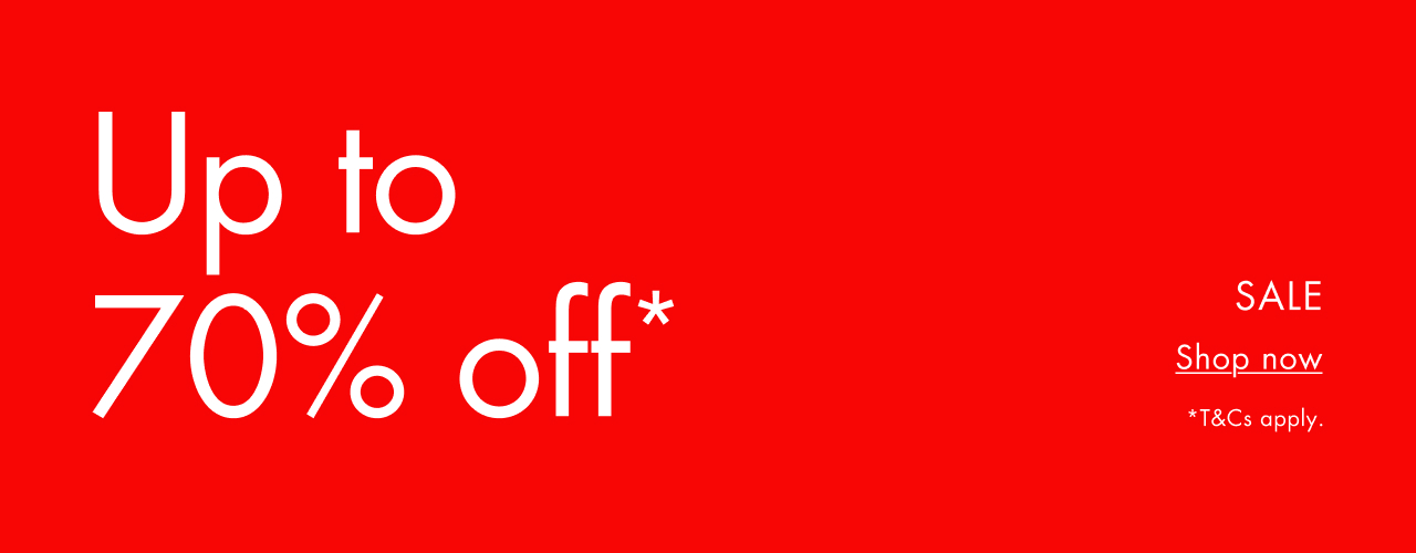Up to 70% off Sale