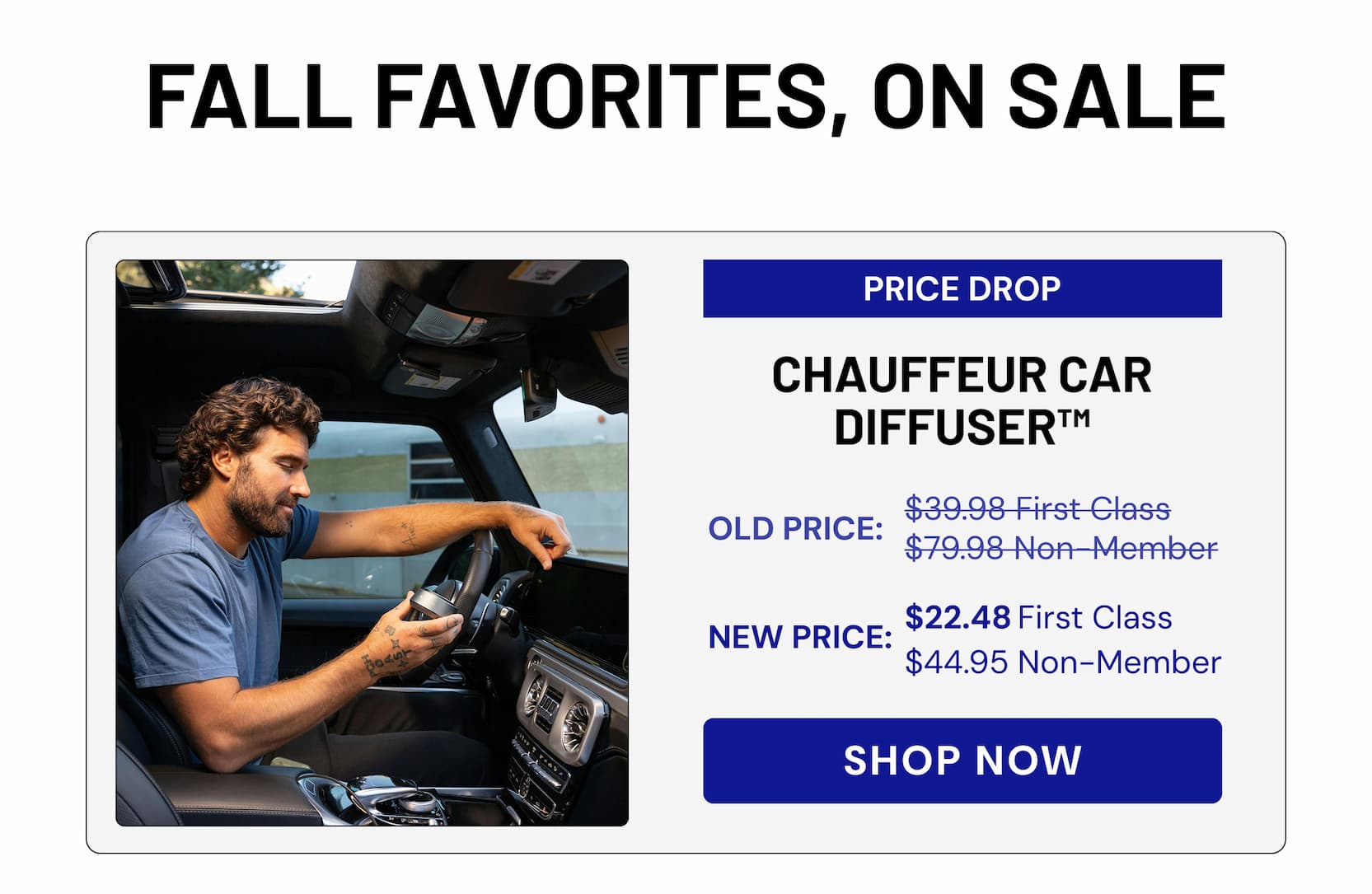 CHAUFFEUR CAR DIFFUSER | SHOP NOW