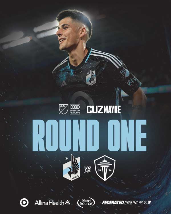 MNUFC vs Seattle | Game Date and Time | MLS Cup Playoffs Round 1