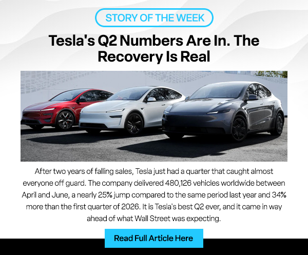 Tesla's Q2 Numbers Are In. The Recovery Is Real.