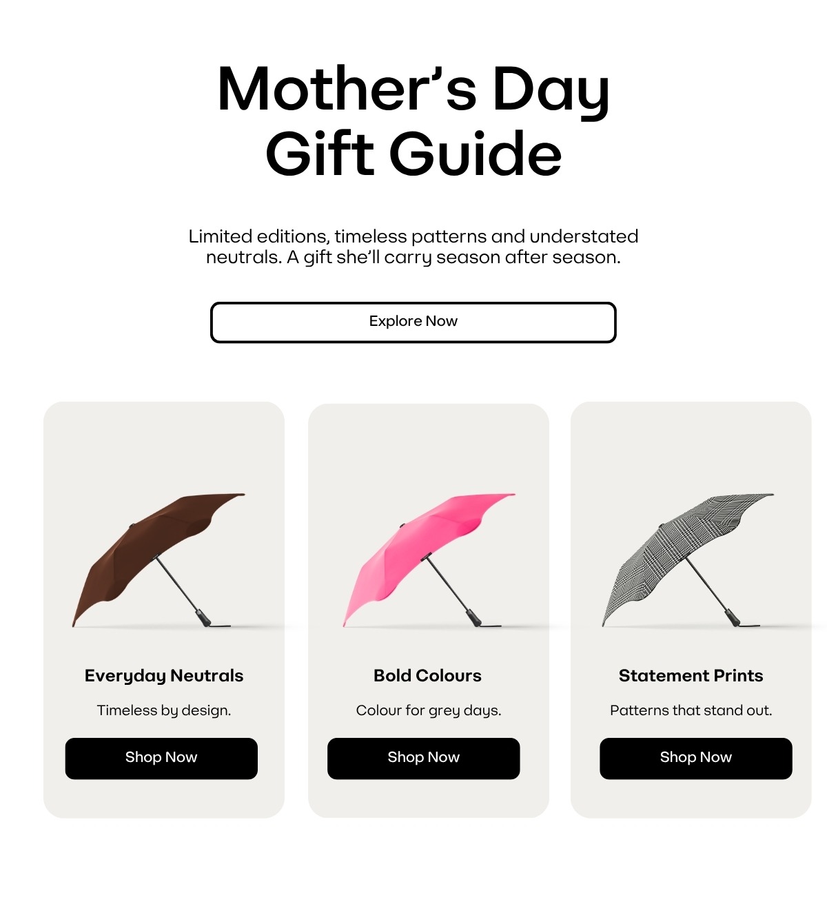 BLUNT Mothers day gift guide