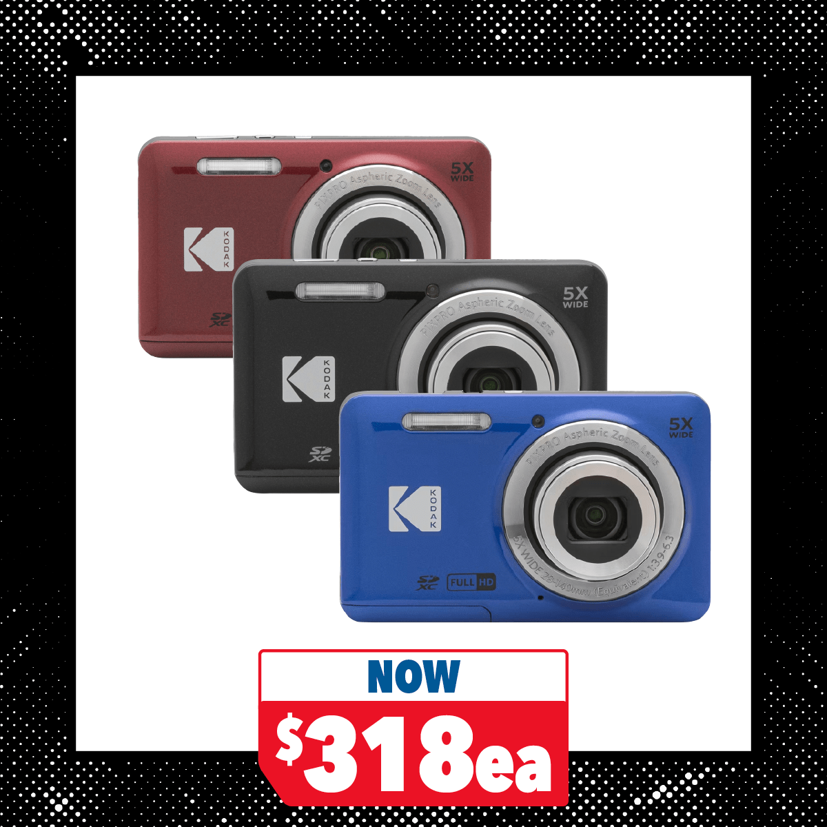 Kodak Pixpro FZ55 Digital Zoom Camera