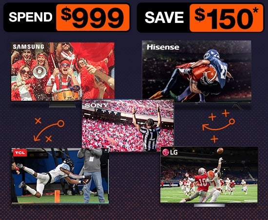 Spend & Save on Select TVs