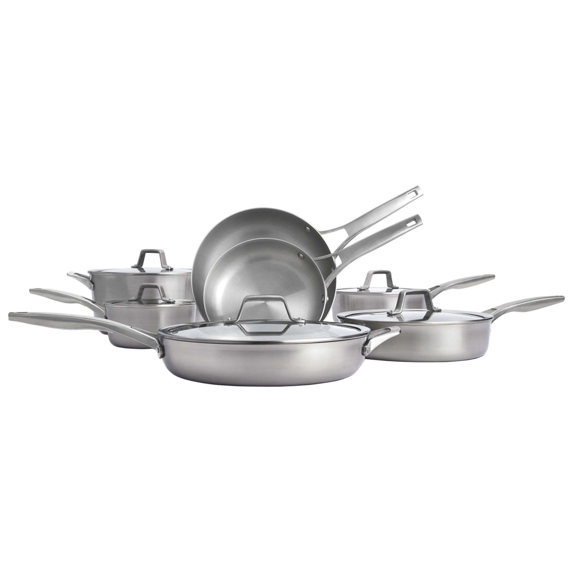 Calphalon Premier Tri-Ply 12-Piece Stainless Steel Cookware Set