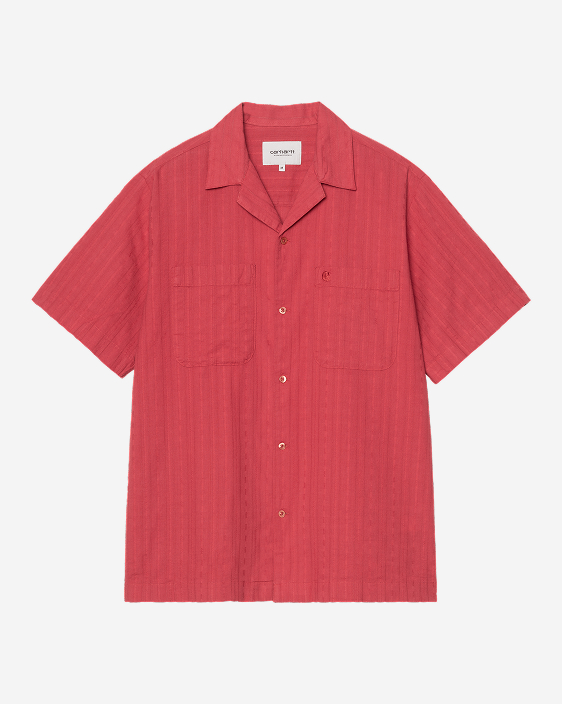Carhartt WIP Short Sleeve Gareth Shirt | Oxide Red