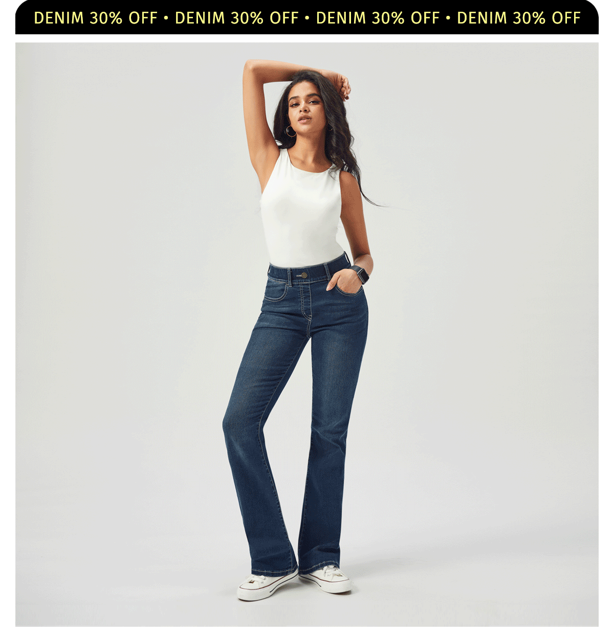 DENIM 30% OFF ALL DENIM BUILT-IN STRETCH COMFORT