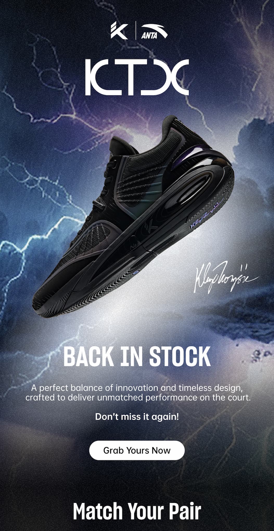 This is your chance to secure the pair you missed.