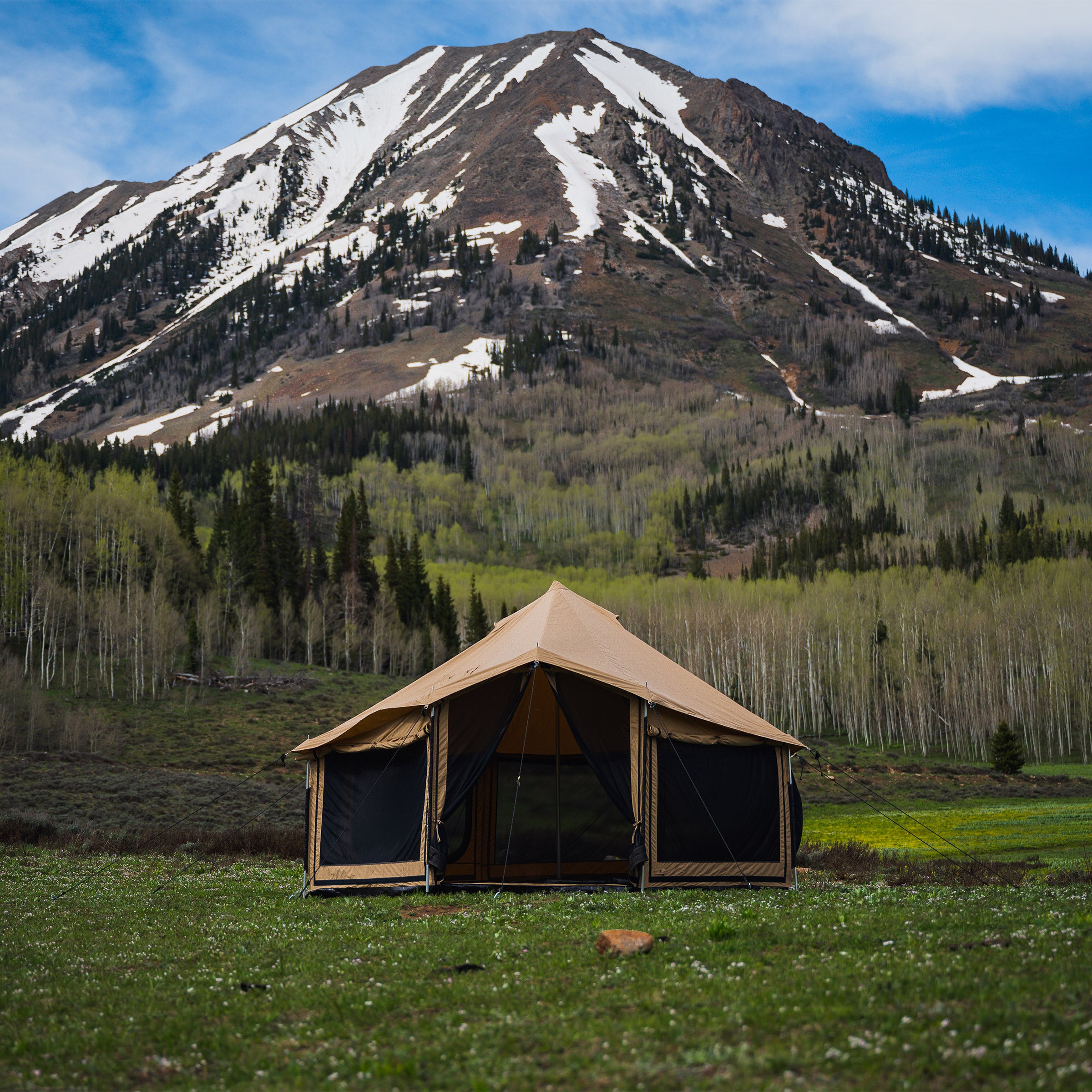 Easy-to-Pitch, Spacious Canvas Tents For All-Weather Camping