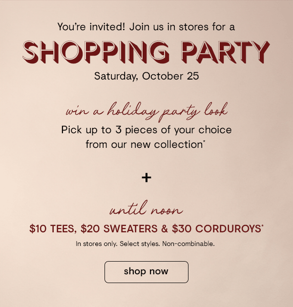 Shopping Party